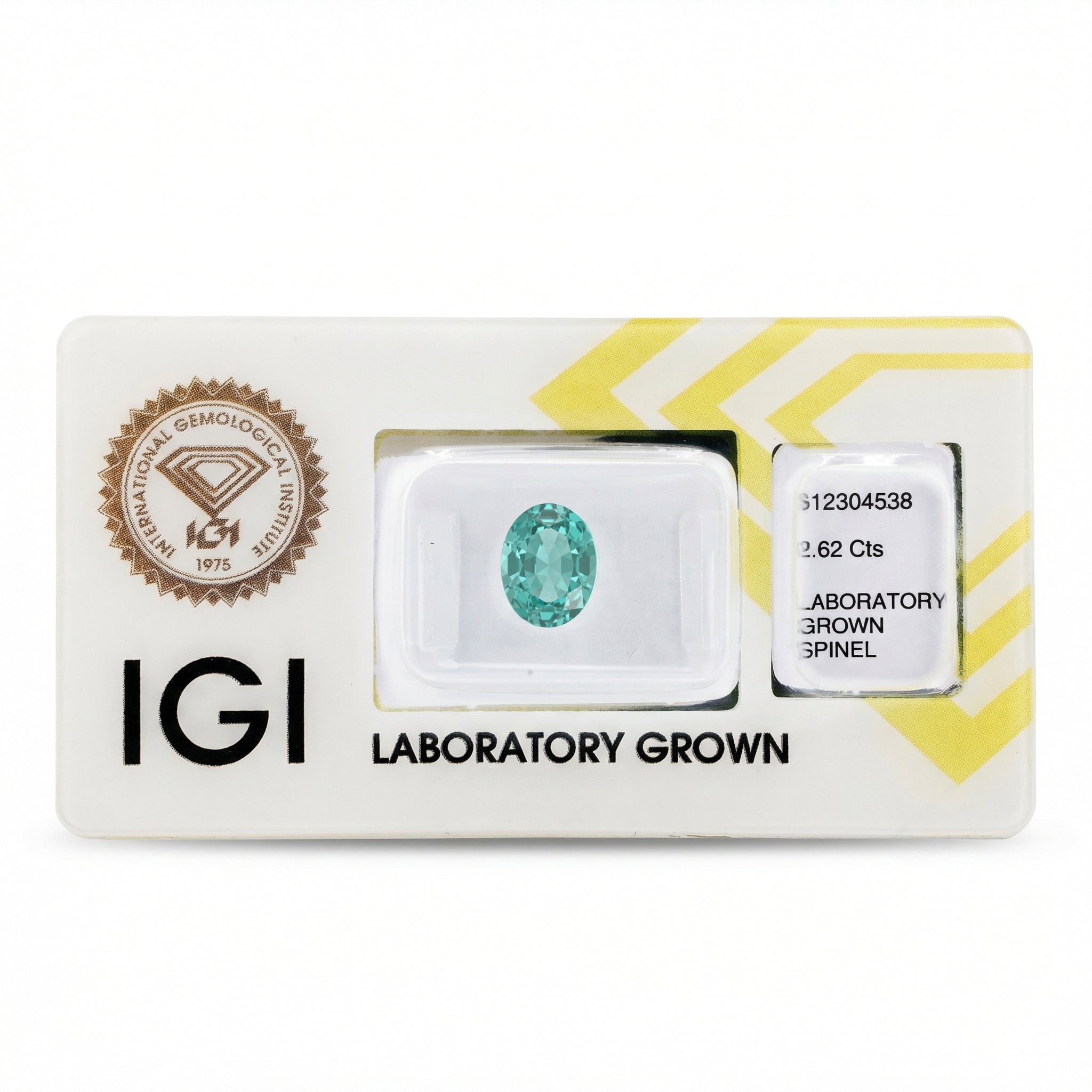 IGI Certified Laboratory Grown Green Spinel | 2.62 Carat Oval Mixed Cut | Luxury Gemstone Secondary image