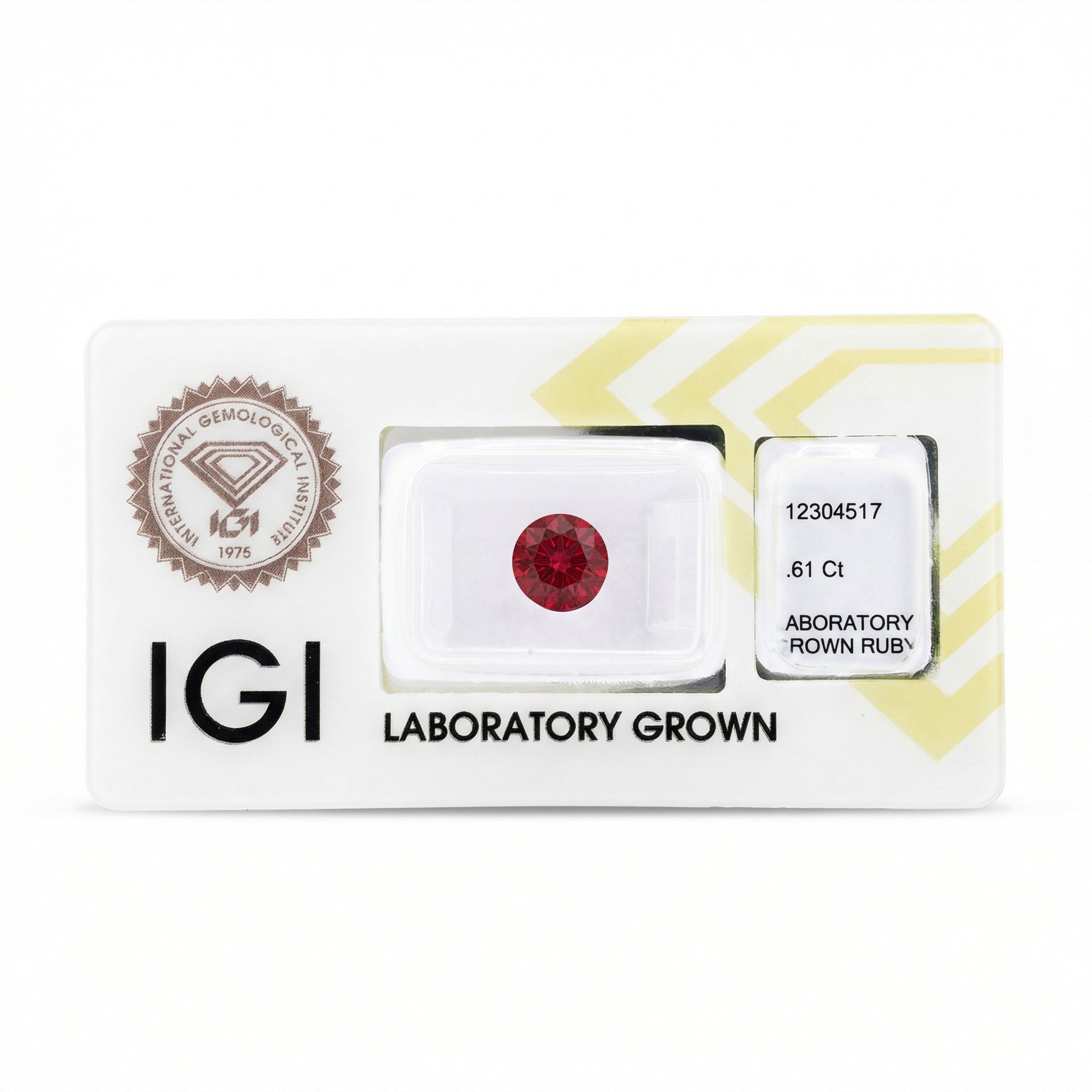 IGI Certified Laboratory Grown Ruby | 1.61 Carat Round Brilliant Cut | Vivid Red Luxury Gemstone Secondary image