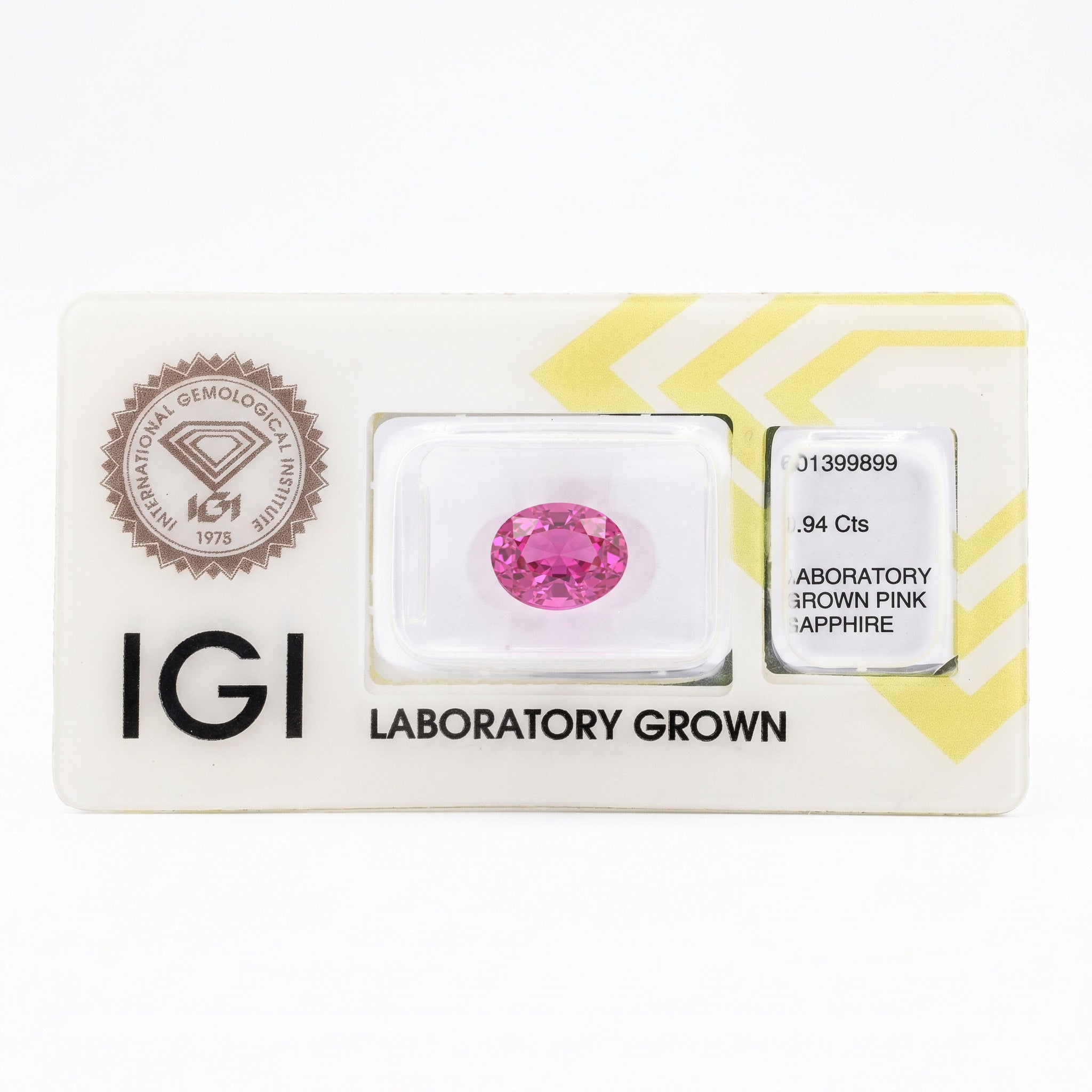 IGI Certified Laboratory Grown Purplish Pink Sapphire | 3.94 Carat Oval Cut | Vibrant Luxury Gemstone Secondary image