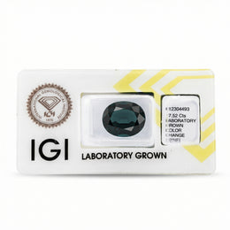 IGI Certified Laboratory Grown Color Change Spinel | 17.52 Carat Oval Cut | Collector Luxury Statement Gemstone-Saleh Sallom