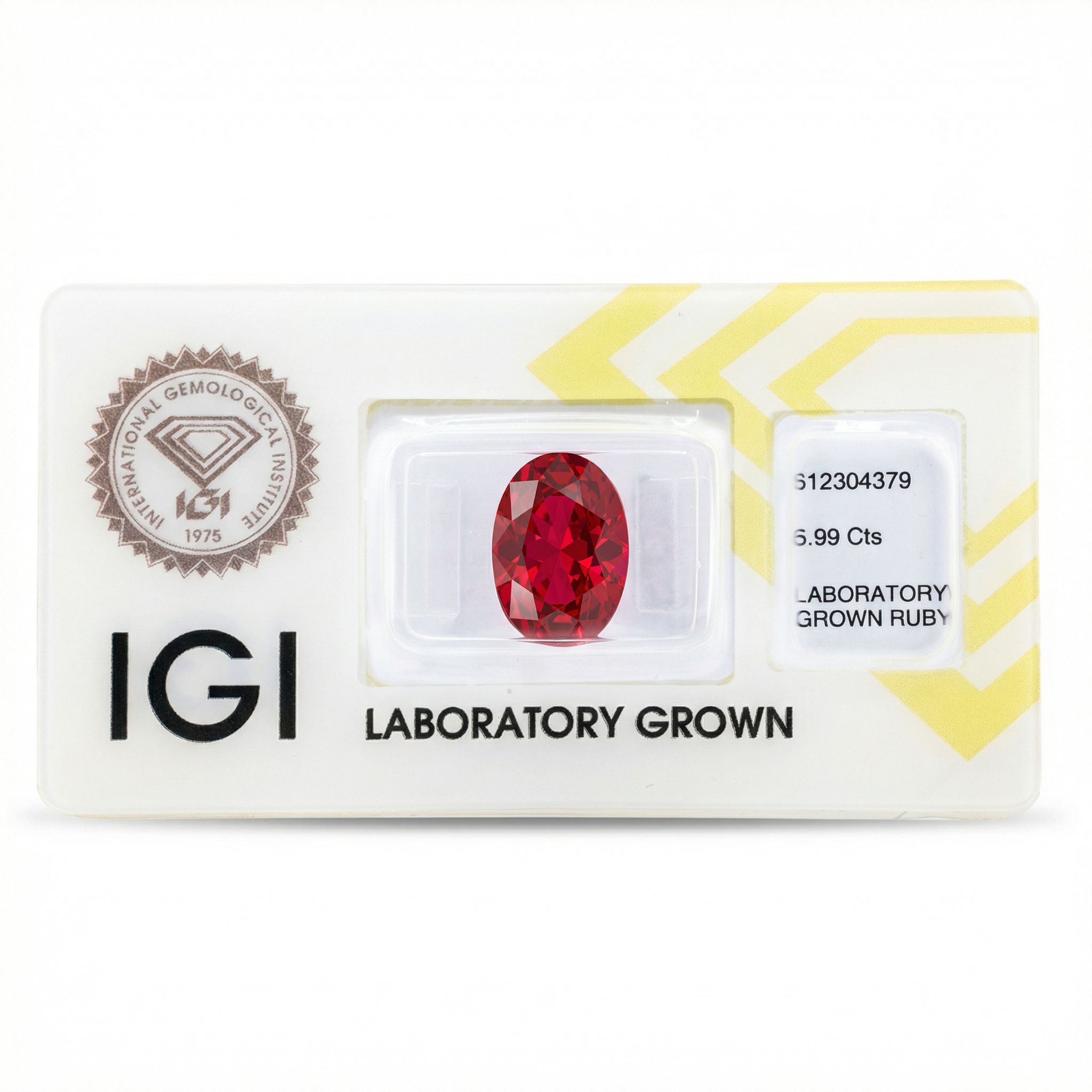 IGI Certified Laboratory Grown Ruby | 6.99 Carat Oval Brilliant Cut | Purplish Red Luxury Gemstone Secondary image
