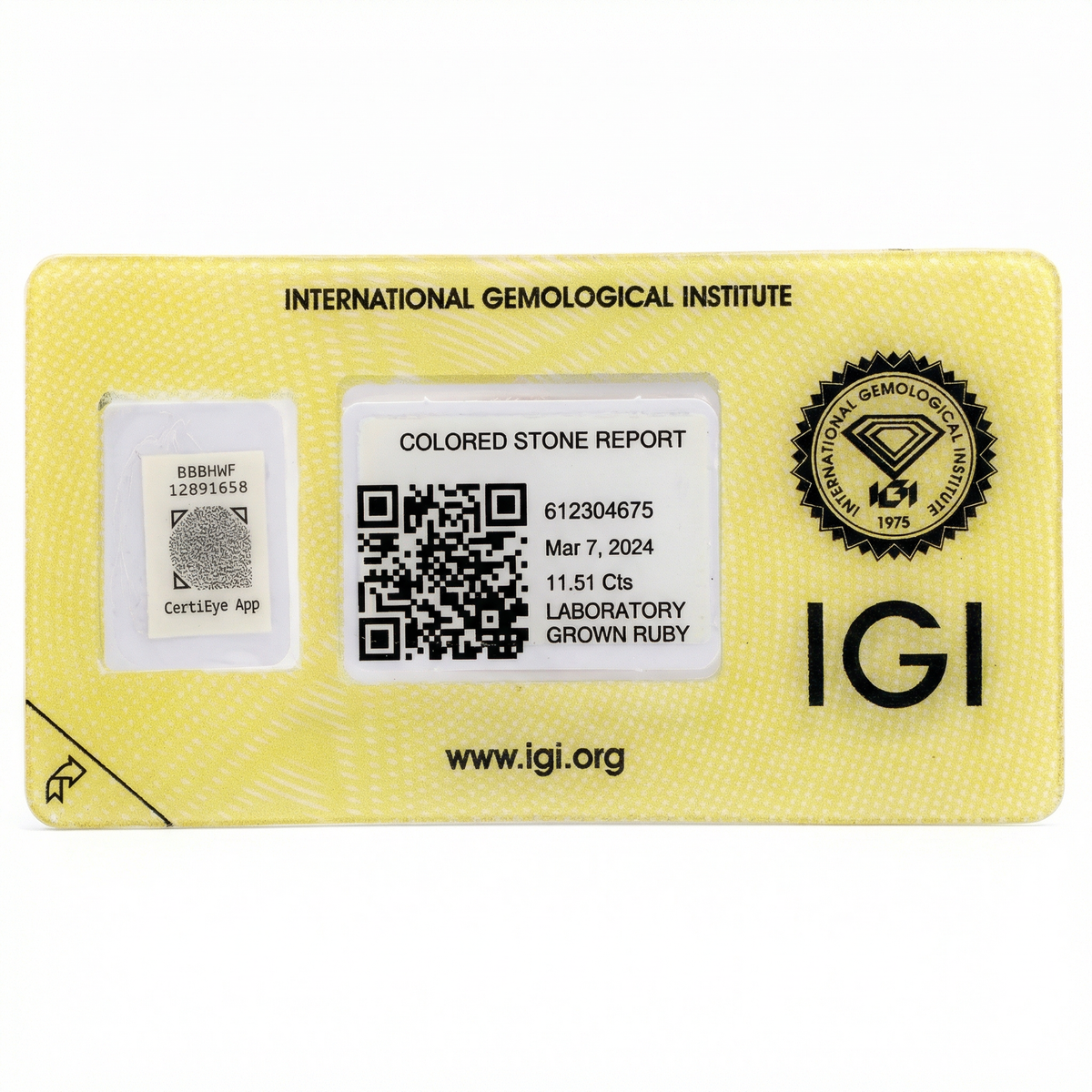 IGI Certified Laboratory Grown Ruby | 11.51 Carat Emerald Cut | Purplish Red High Jewelry Gemstone-Saleh Sallom