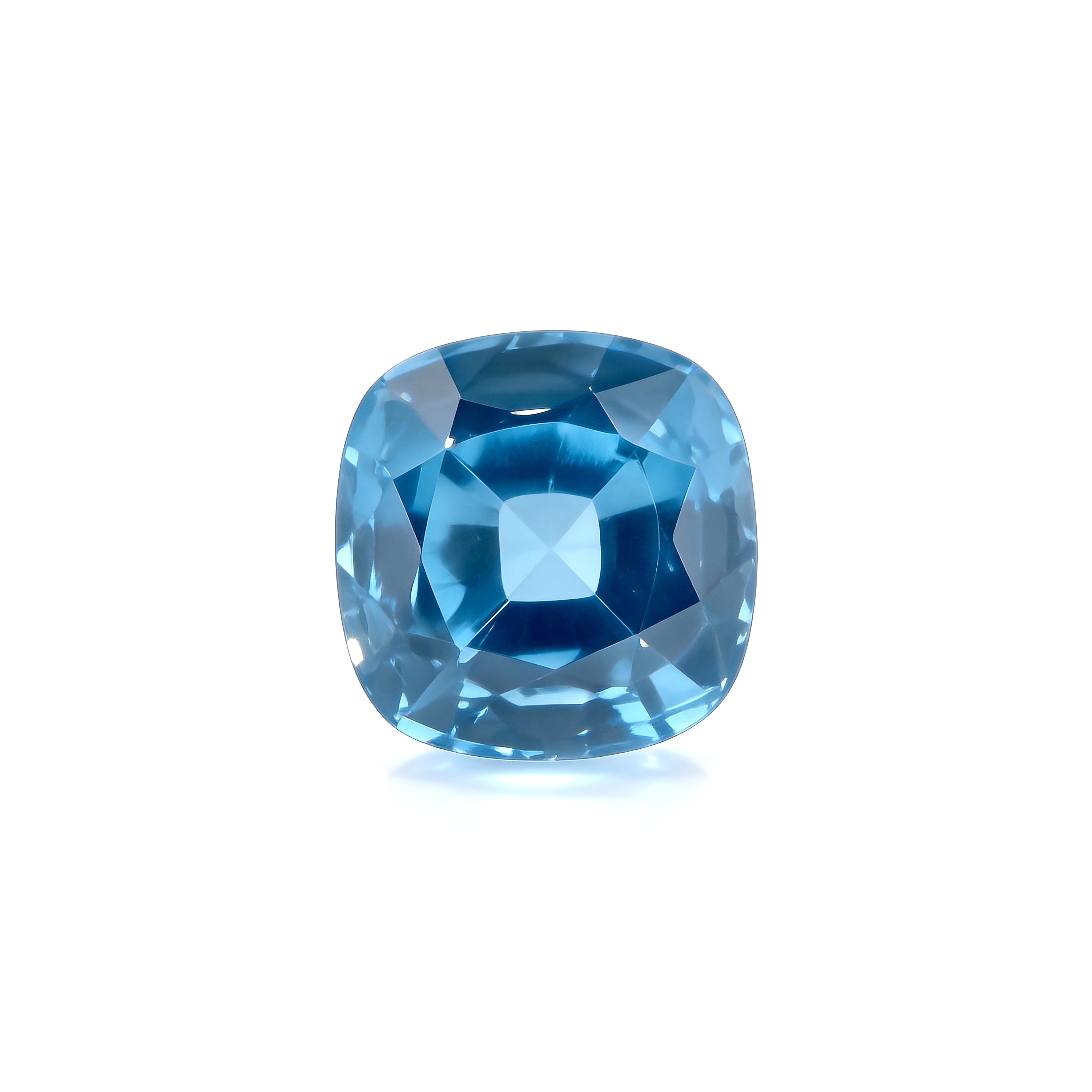IGI Certified Laboratory Grown Blue Spinel | 5.79 Carat Square Cushion Mixed Cut | Luxury Gemstone-Saleh Sallom Main image
