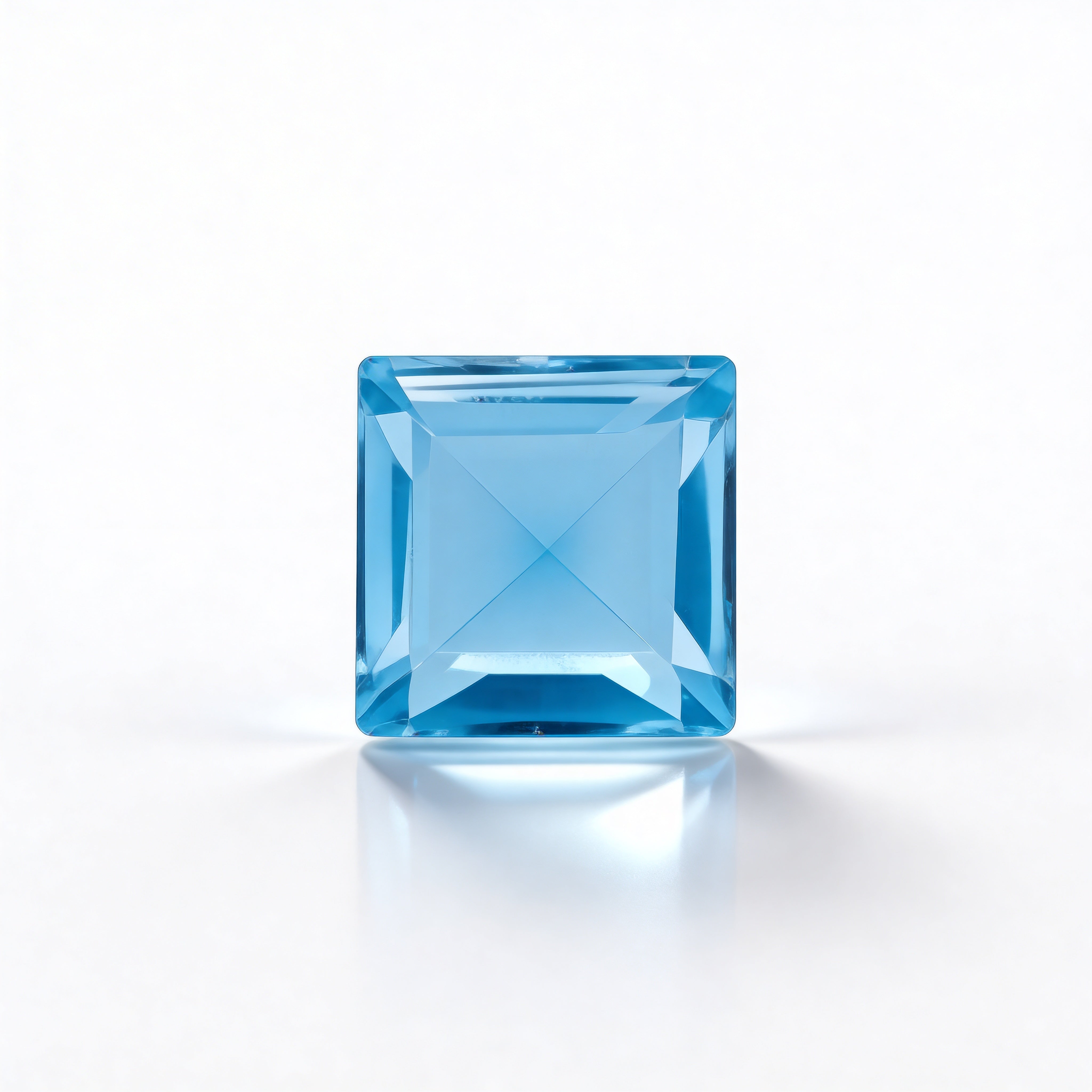 IGI Certified Laboratory Grown Blue Spinel | 2.85 Carat Square Step Cut | Luxury Gemstone-Saleh Sallom Main image