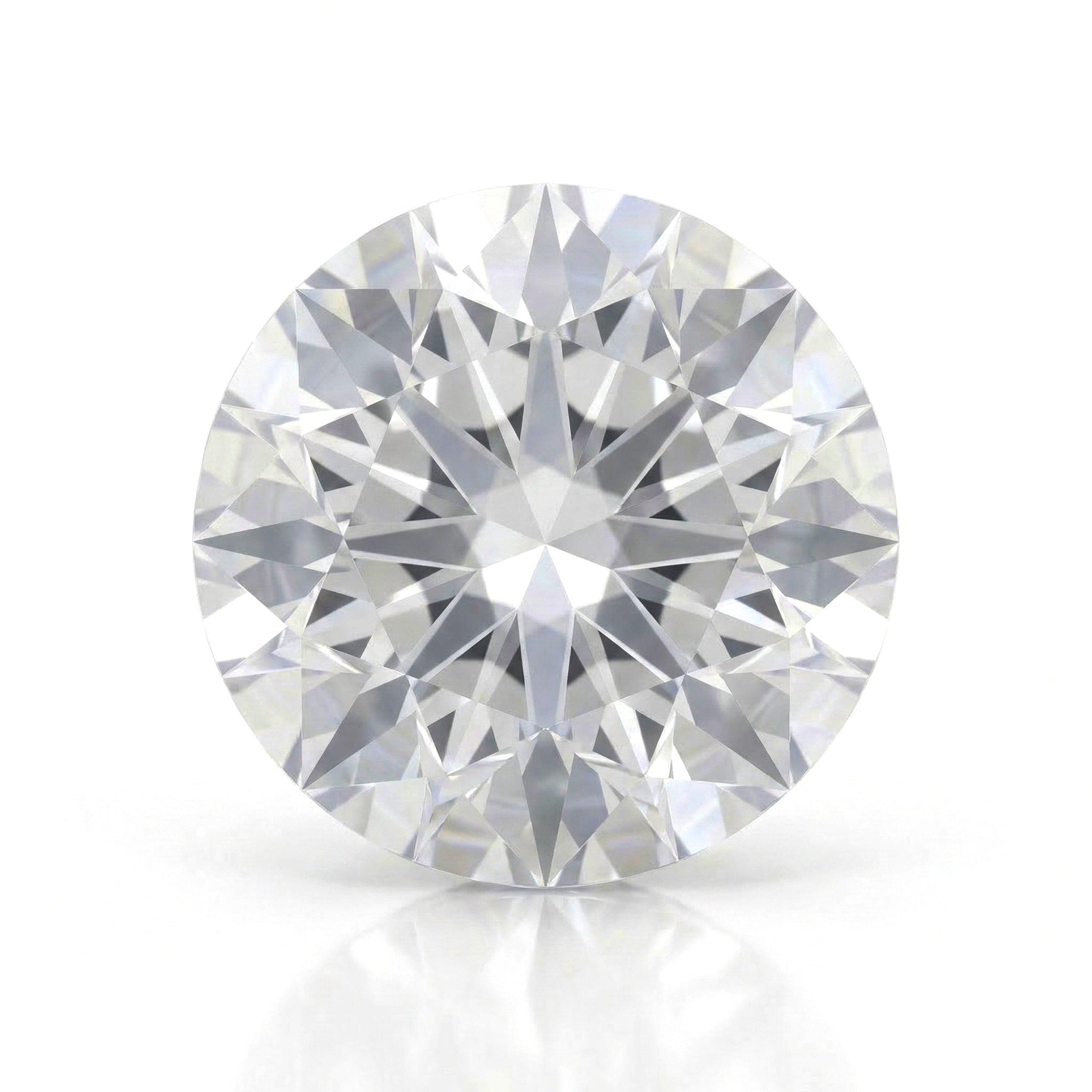 IGI Certified Laboratory Grown Colorless Sapphire | 3.52 Carat Round Brilliant Cut | Diamond-Like Luxury Gemstone-Saleh Sallom Main image