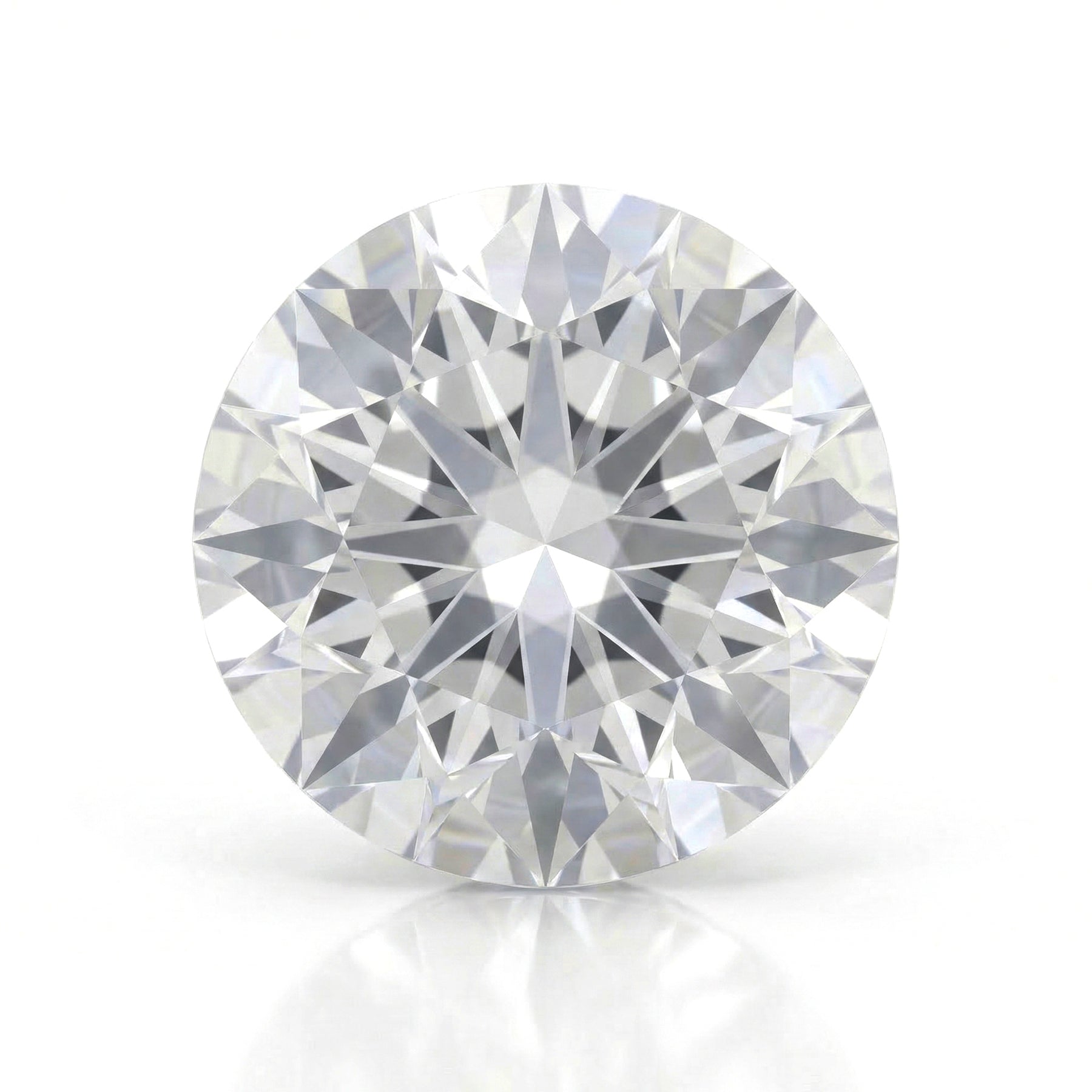 IGI Certified Laboratory Grown Colorless Sapphire | 3.52 Carat Round Brilliant Cut | Diamond-Like Luxury Gemstone-Saleh Sallom