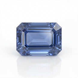 IGI Certified Laboratory Grown Color Change Sapphire | 6.52 Carat Emerald Cut | Blue to Purplish Pink Luxury Gemstone-Saleh Sallom