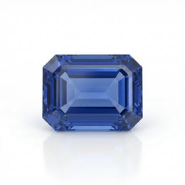 IGI Certified Laboratory Grown Blue Sapphire | 6.20 Carat Emerald Cut | Luxury Statement Gemstone-Saleh Sallom