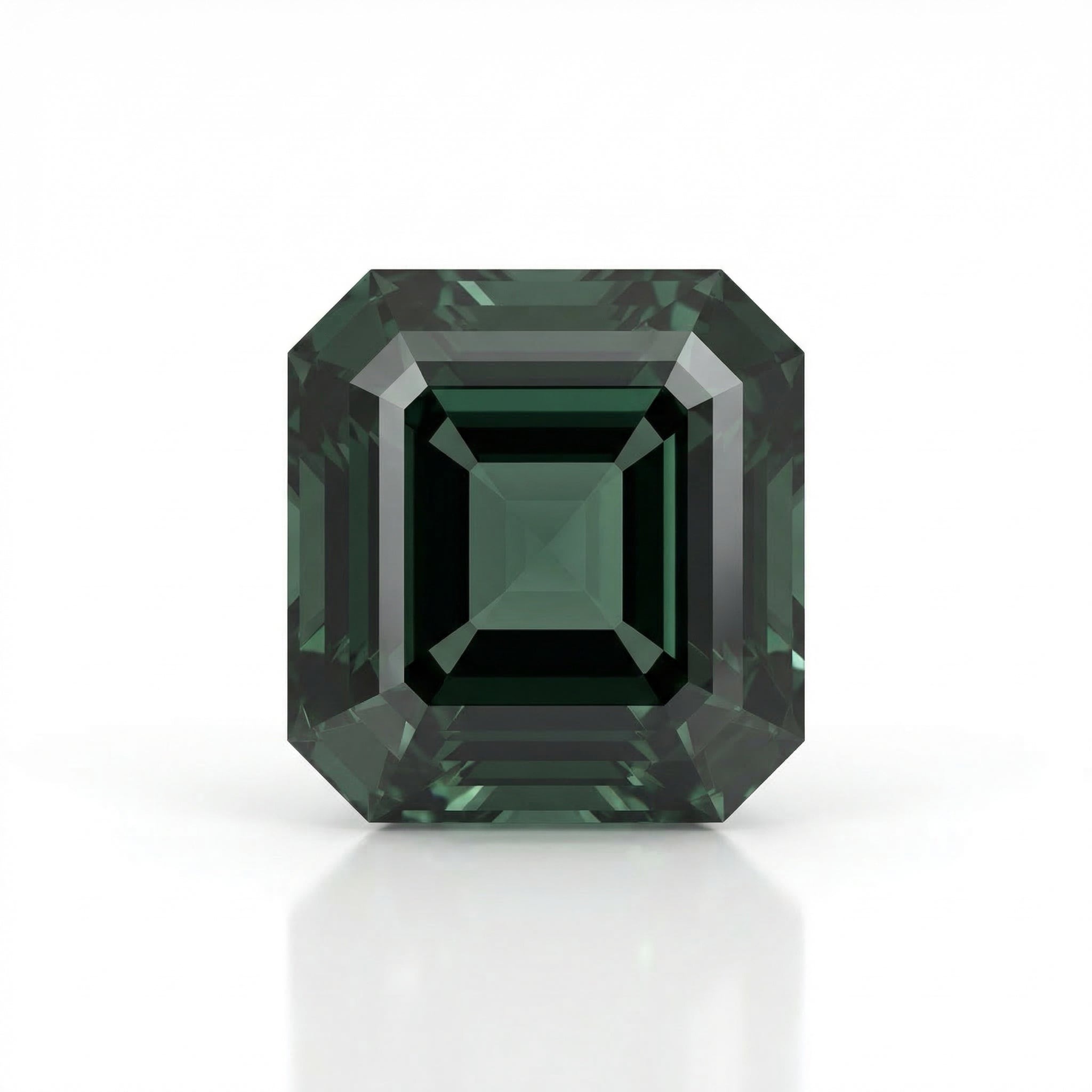 IGI Certified Laboratory Grown Green Spinel | 4.59 Carat Emerald Cut | Luxury Gemstone-Saleh Sallom Main image