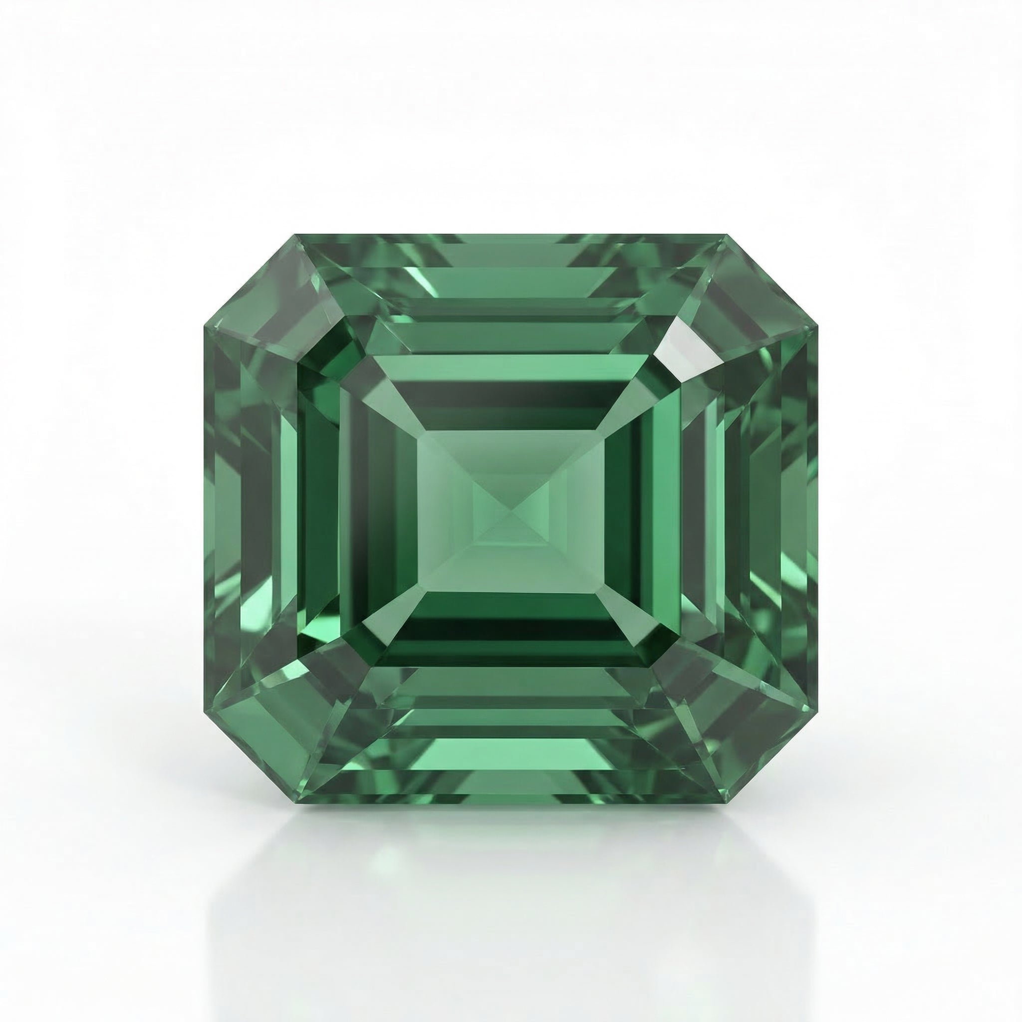IGI Certified Laboratory Grown Green Spinel | 5.50 Carat Emerald Cut | Luxury Gemstone-Saleh Sallom Main image