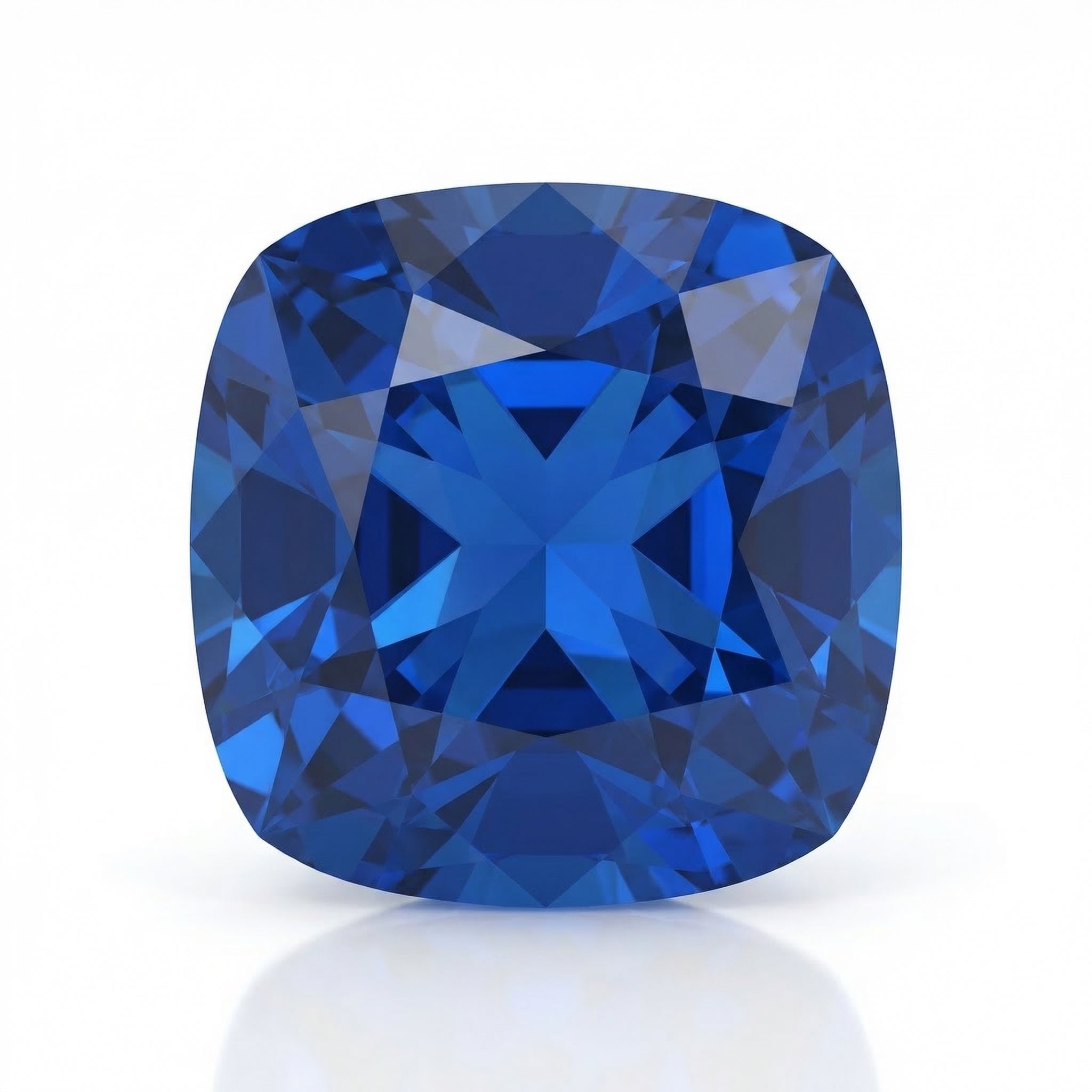 IGI Certified Laboratory Grown Blue Spinel | 11.99 Carat Square Cushion Mixed Cut | Luxury Statement-Saleh Sallom Main image