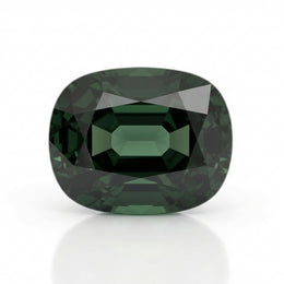 IGI Certified Laboratory Grown Green Spinel | 14.06 Carat Cushion Mixed Cut | Premium Statement Gemstone-Saleh Sallom