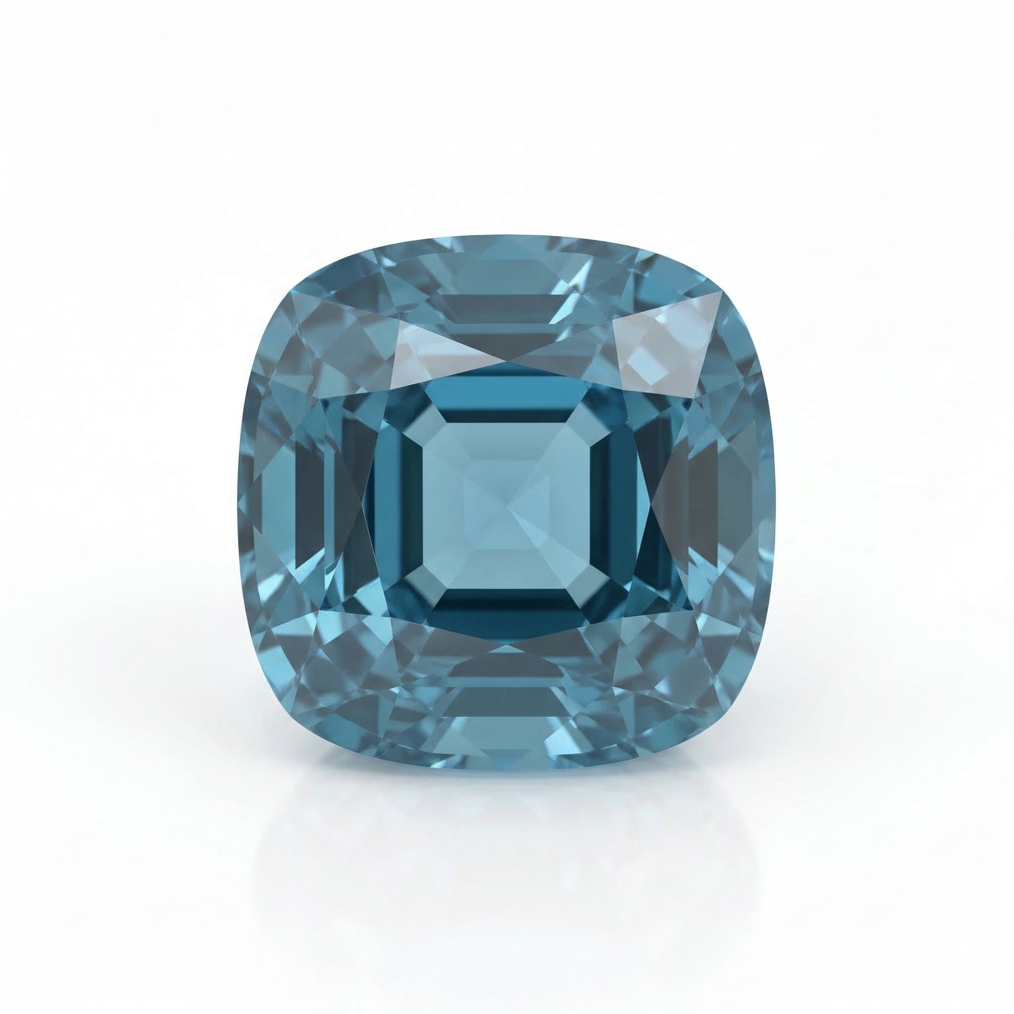 IGI Certified Laboratory Grown Blue Spinel | 3.62 Carat Square Cushion Mixed Cut | Luxury Gemstone-Saleh Sallom Main image