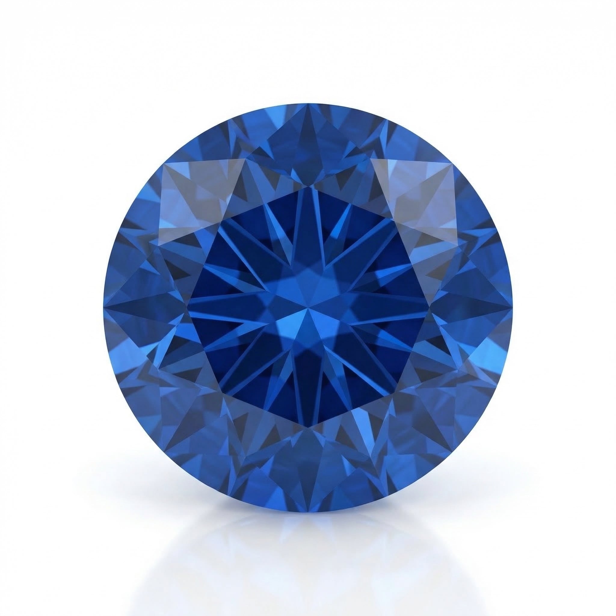 IGI Certified Laboratory Grown Blue Spinel | 0.97 Carat Round Modified Brilliant Cut | Luxury Gemstone-Saleh Sallom Main image