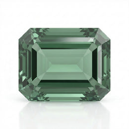 IGI Certified Laboratory Grown Green Spinel | 7.30 Carat Emerald Cut | Luxury Statement Gemstone-Saleh Sallom