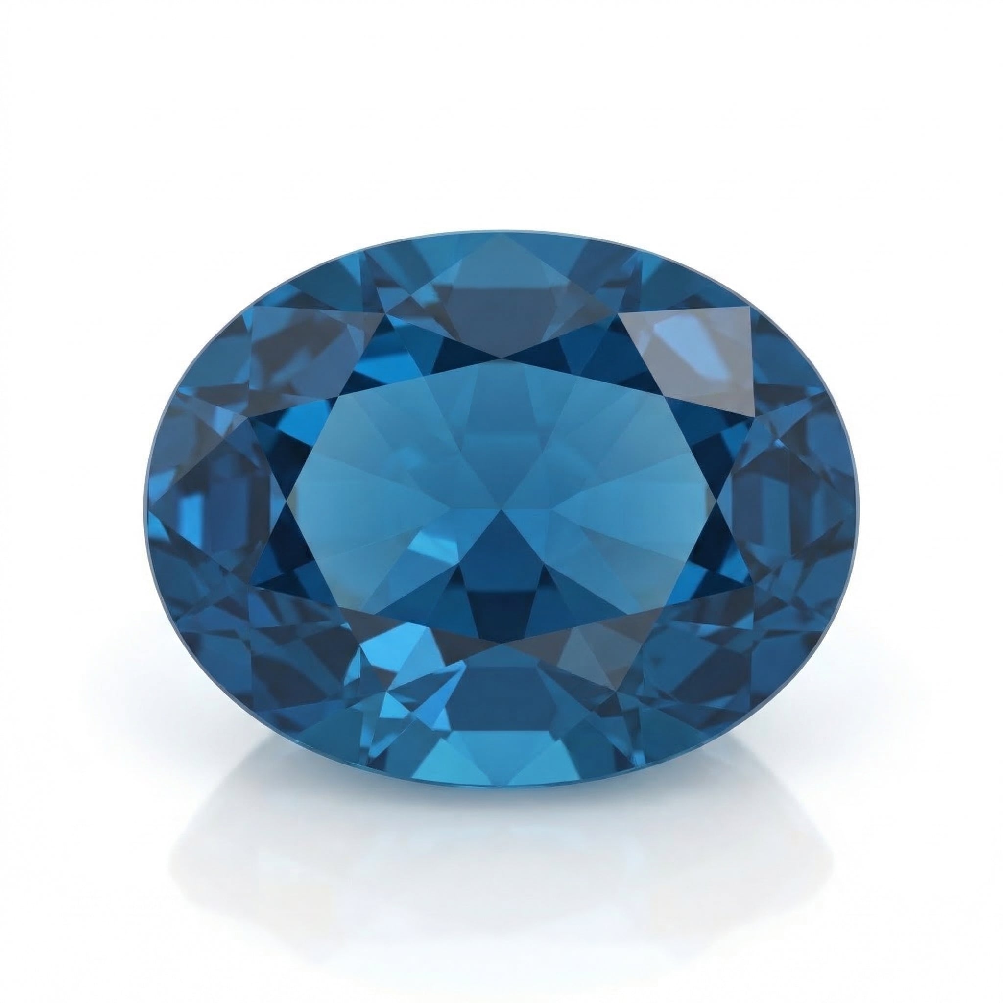 IGI Certified Laboratory Grown Blue Spinel | 4.99 Carat Oval Brilliant Cut | Luxury Gemstone-Saleh Sallom Main image