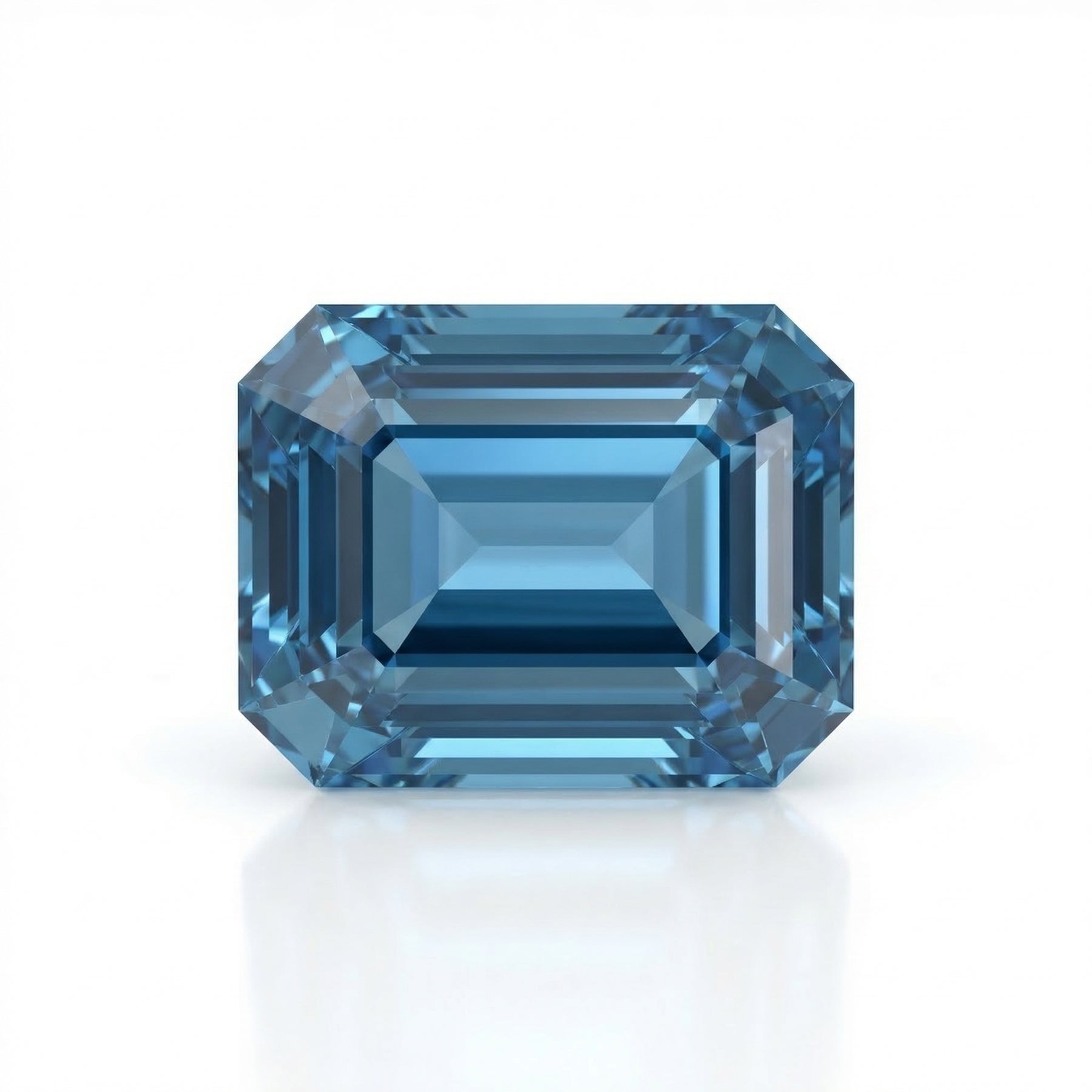 IGI Certified Laboratory Grown Blue Spinel | 7.39 Carat Emerald Cut | Luxury Statement Gemstone-Saleh Sallom