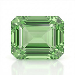 IGI Certified Laboratory Grown Yellowish Green Spinel | 15.12 Carat Emerald Cut | Luxury Statement Gemstone-Saleh Sallom