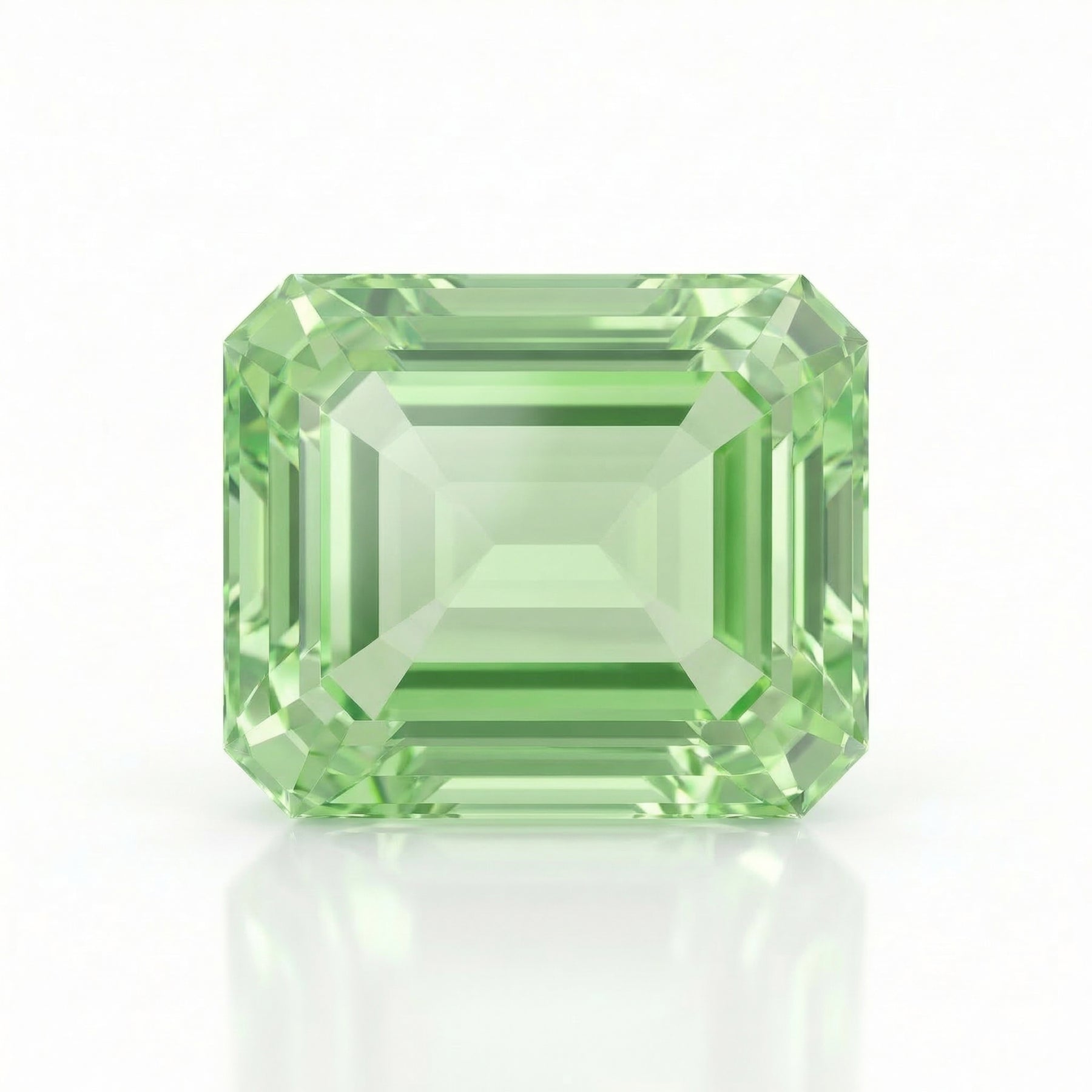 IGI Certified Laboratory Grown Yellowish Green Spinel | 15.12 Carat Emerald Cut | Luxury Statement Gemstone-Saleh Sallom