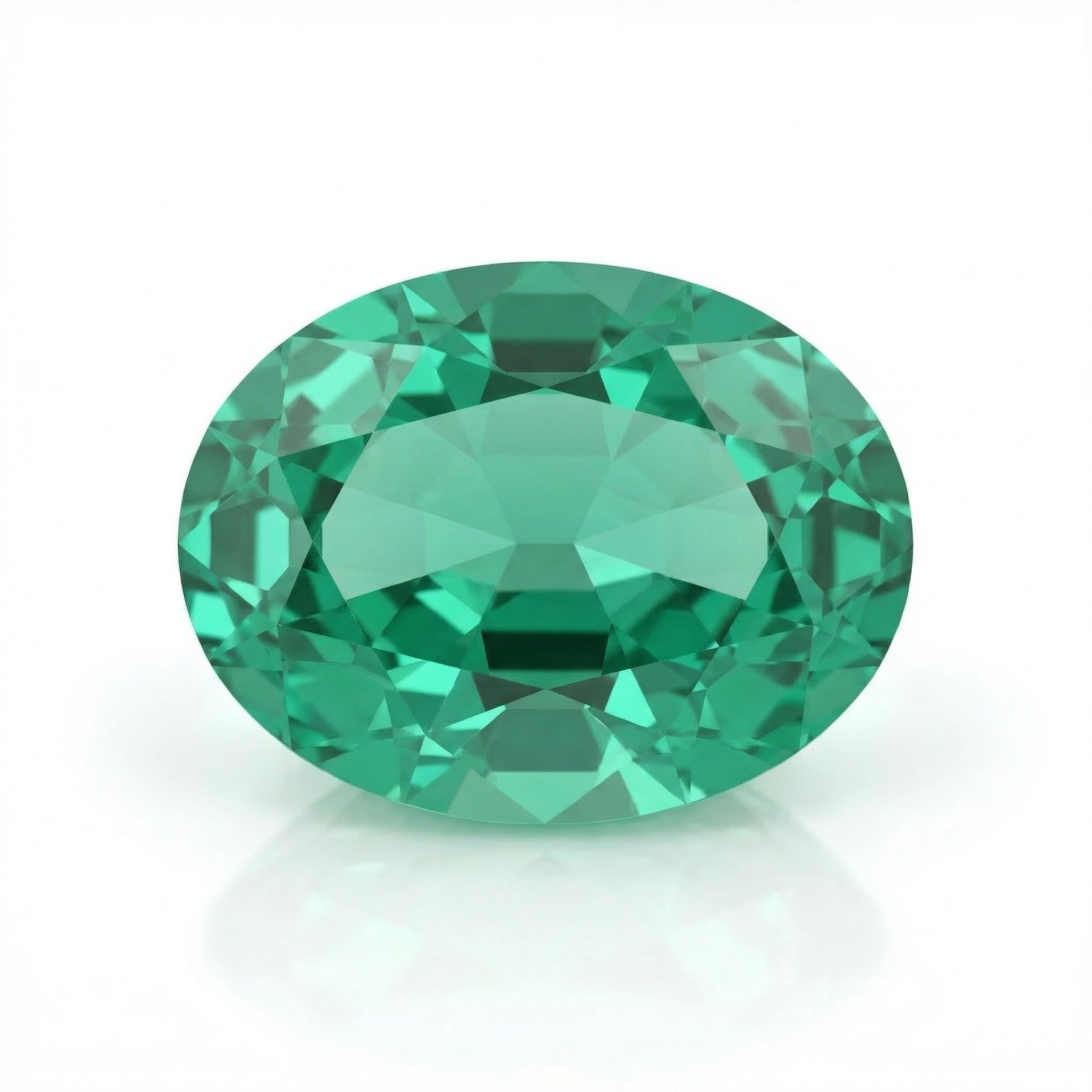 IGI Certified Laboratory Grown Green Spinel | 4.41 Carat Oval Mixed Cut | Luxury Gemstone-Saleh Sallom