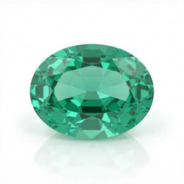 IGI Certified Laboratory Grown Green Spinel | 4.41 Carat Oval Mixed Cut | Luxury Gemstone-Saleh Sallom