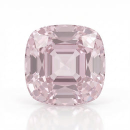 IGI Certified Laboratory Grown Very Light Pink Sapphire | 5.85 Carat Square Cushion Mixed Cut | Luxury Gemstone-Saleh Sallom