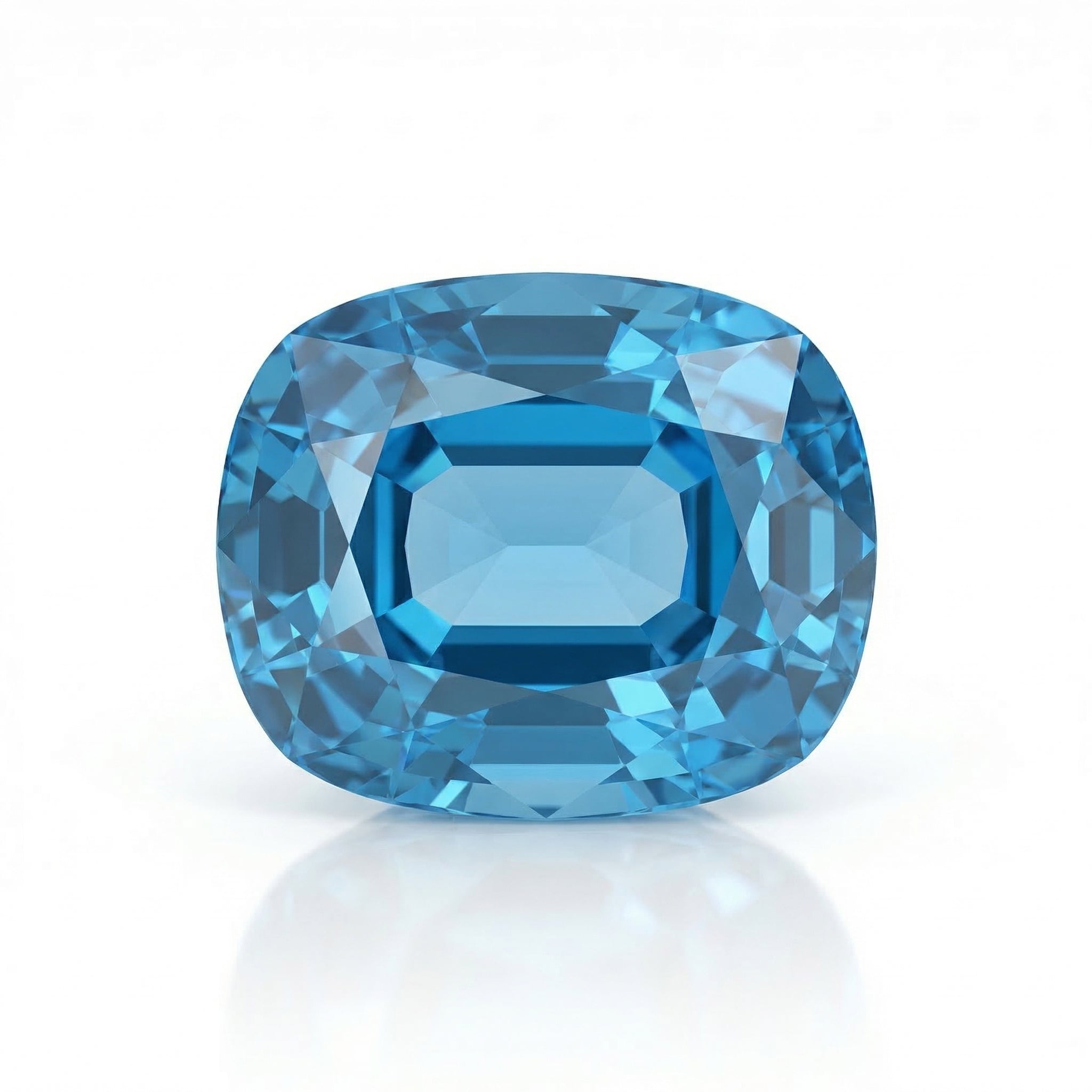 IGI Certified Laboratory Grown Blue Spinel | 5.69 Carat Cushion Mixed Cut | Elegant Statement Gemstone-Saleh Sallom Main image