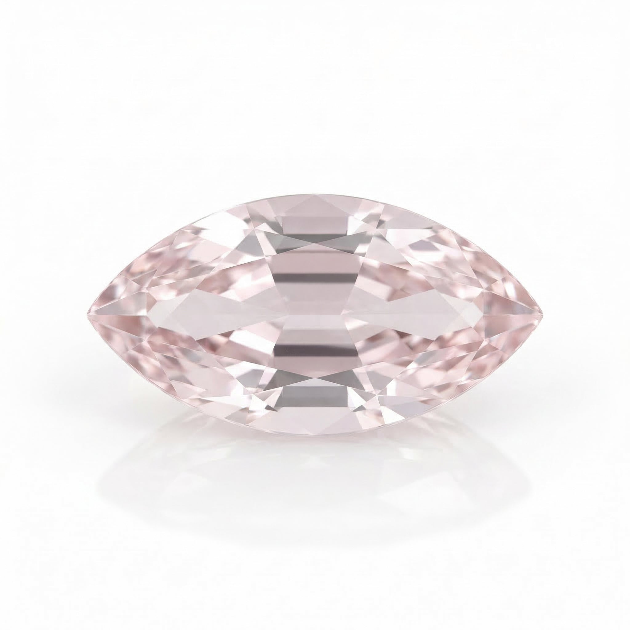 IGI Certified Laboratory Grown Pink Sapphire | 8.35 Carat Marquise Mixed Cut | Luxury Statement Gemstone-Saleh Sallom Main image
