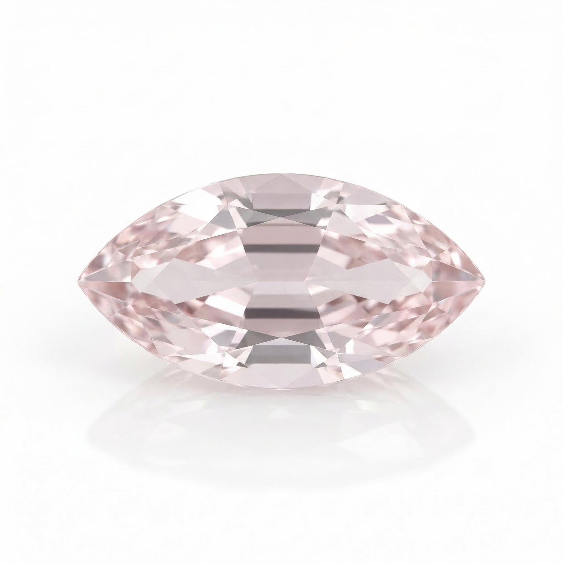 IGI Certified Laboratory Grown Pink Sapphire | 8.35 Carat Marquise Mixed Cut | Luxury Statement Gemstone-Saleh Sallom