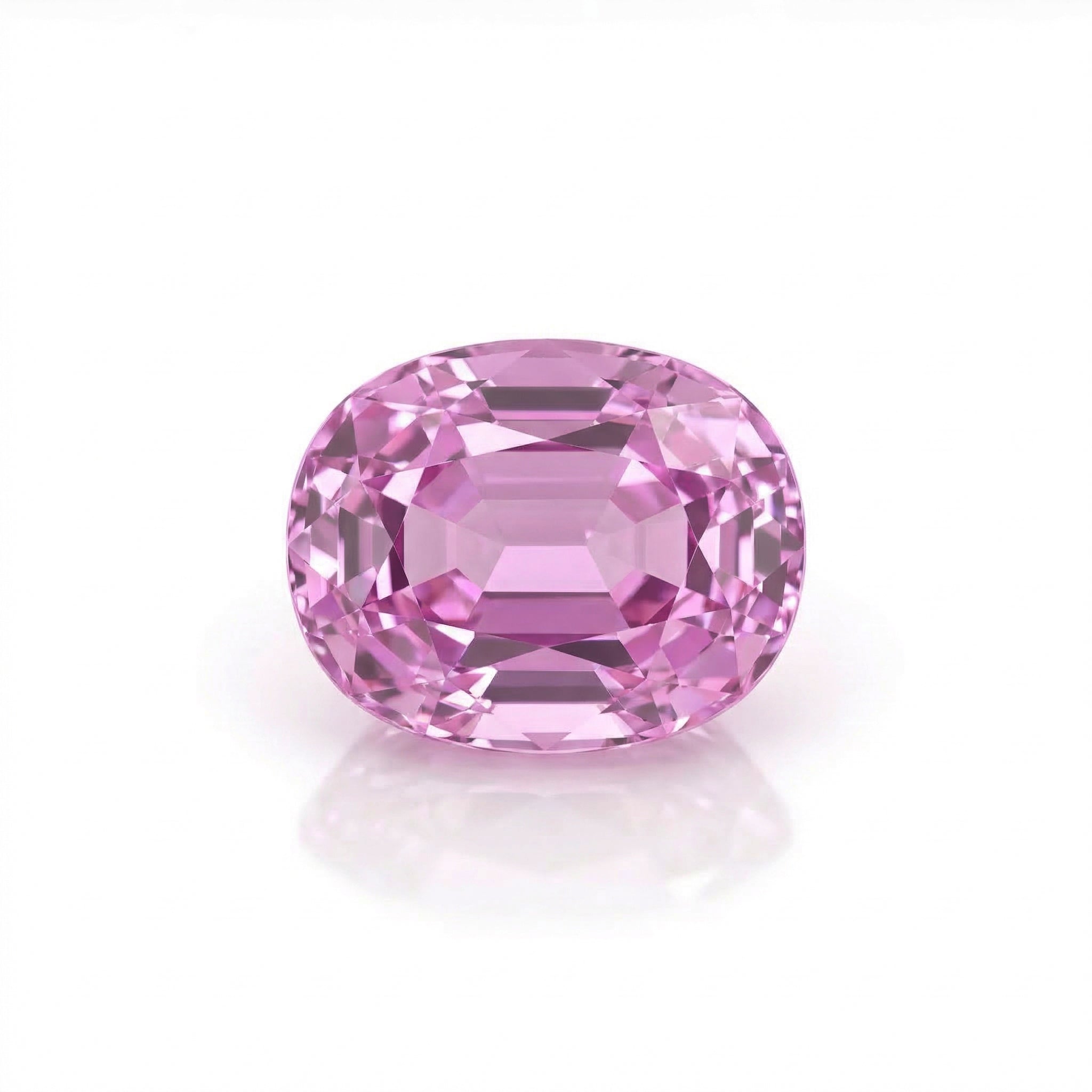 IGI Certified Laboratory Grown Pink Sapphire | 9.59 Carat Cushion Mixed Cut | Luxury Statement Gemstone-Saleh Sallom Main image
