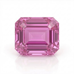 IGI Certified Laboratory Grown Pink Sapphire | 5.90 Carat Emerald Cut | Elegant Statement Gemstone-Saleh Sallom