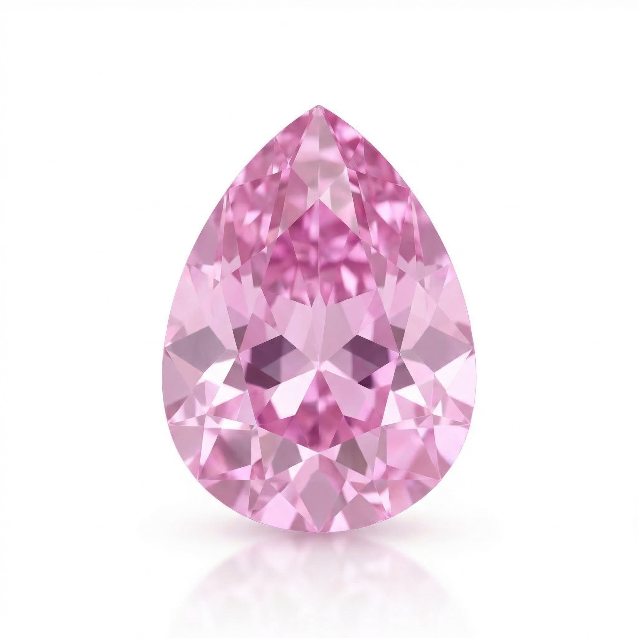 IGI Certified Laboratory Grown Pink Sapphire | 1.33 Carat Pear Mixed Cut | Elegant Fine Gemstone-Saleh Sallom Main image