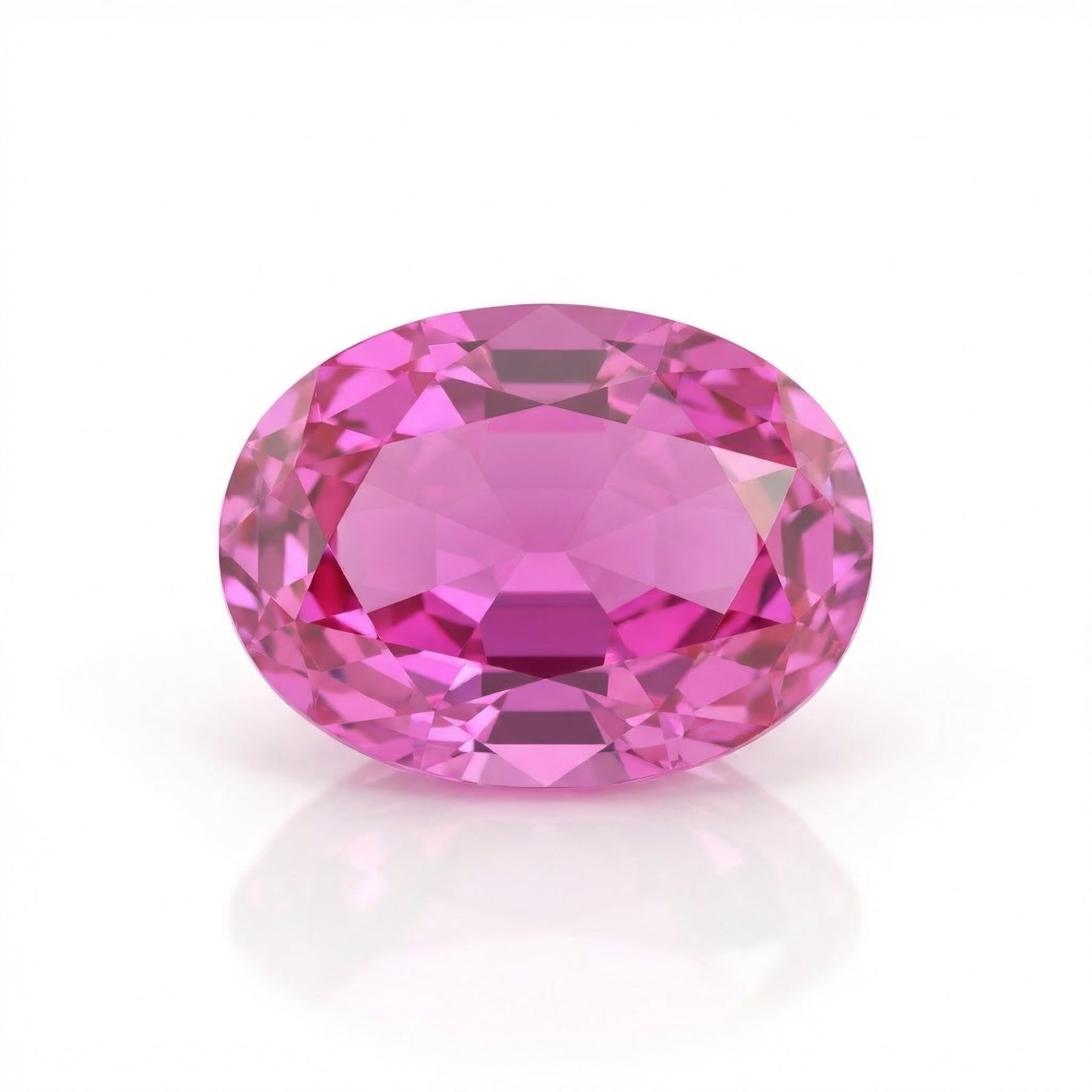 IGI Certified Laboratory Grown Purplish Pink Sapphire | 12.85 Carat Oval Cut | High Jewelry Gemstone-Saleh Sallom