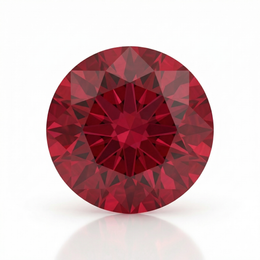 IGI Certified Laboratory Grown Ruby | 1.61 Carat Round Brilliant Cut | Purplish Red Gemstone-Saleh Sallom