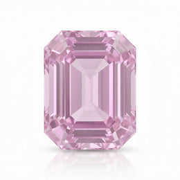 IGI Certified Laboratory Grown Light Purplish Pink Sapphire | 8.45 Carat Emerald Cut | Elegant Luxury Gemstone-Saleh Sallom