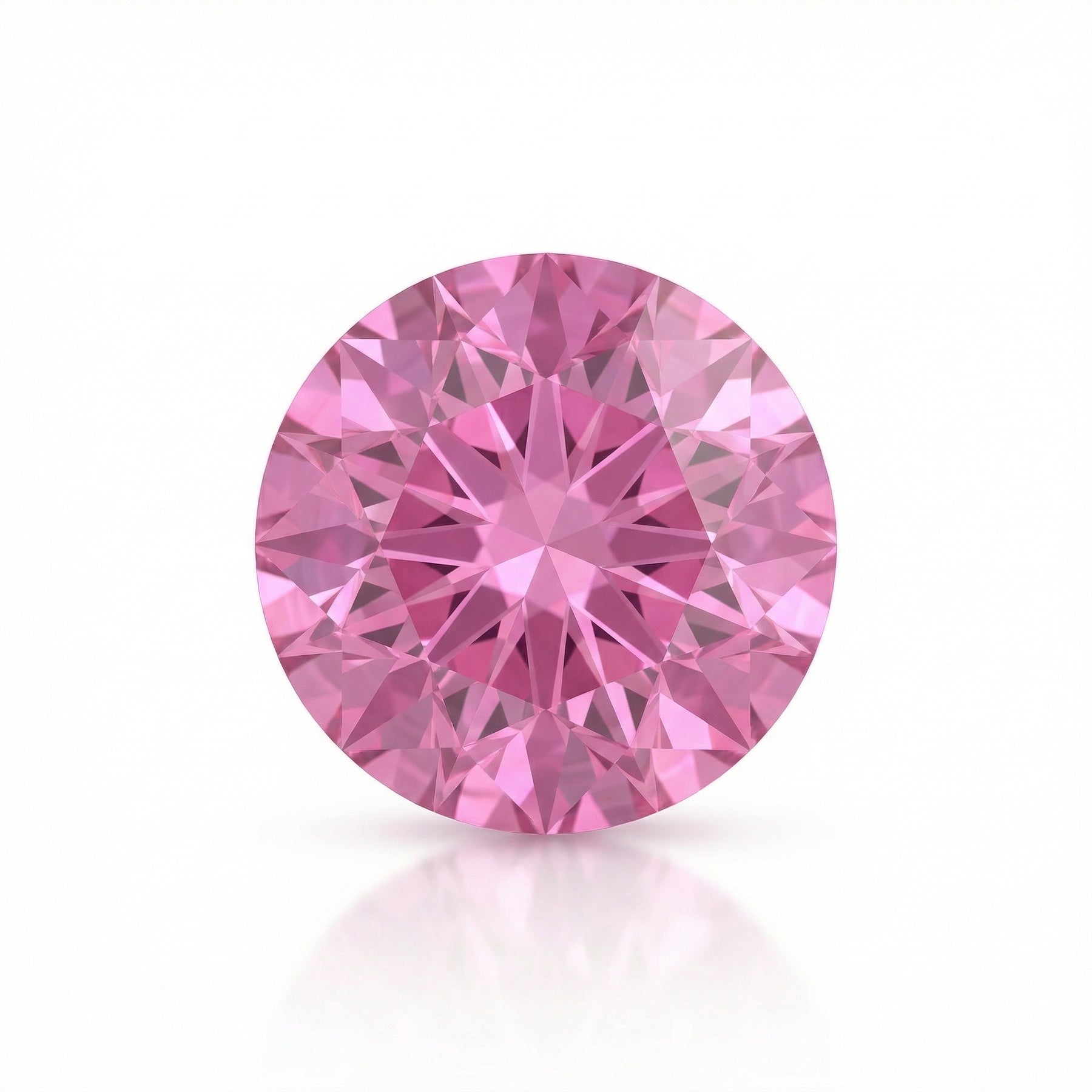 IGI Certified Laboratory Grown Pink Sapphire | 4.07 Carat Round Cut | Classic Brilliant Gemstone-Saleh Sallom