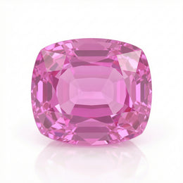 IGI Certified Laboratory Grown Pink Sapphire | 6.24 Carat Cushion Cut | Premium Luxury Gemstone-Saleh Sallom