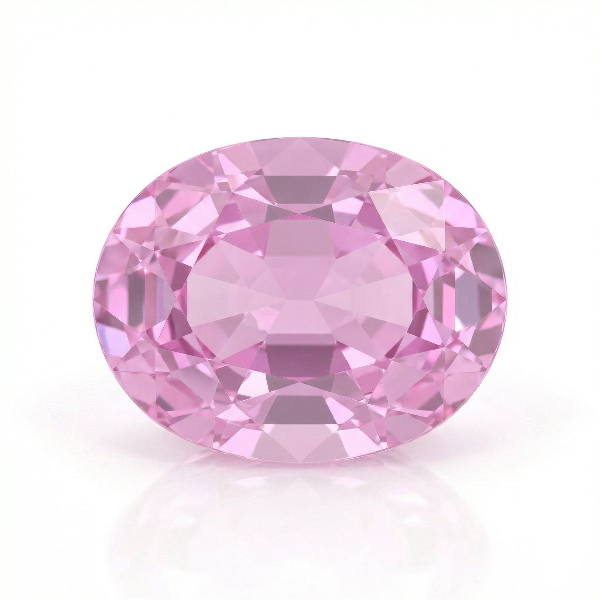 IGI Certified Laboratory Grown Pink Sapphire | 3.66 Carat Oval Cut | Elegant Everyday Luxury-Saleh Sallom Main image