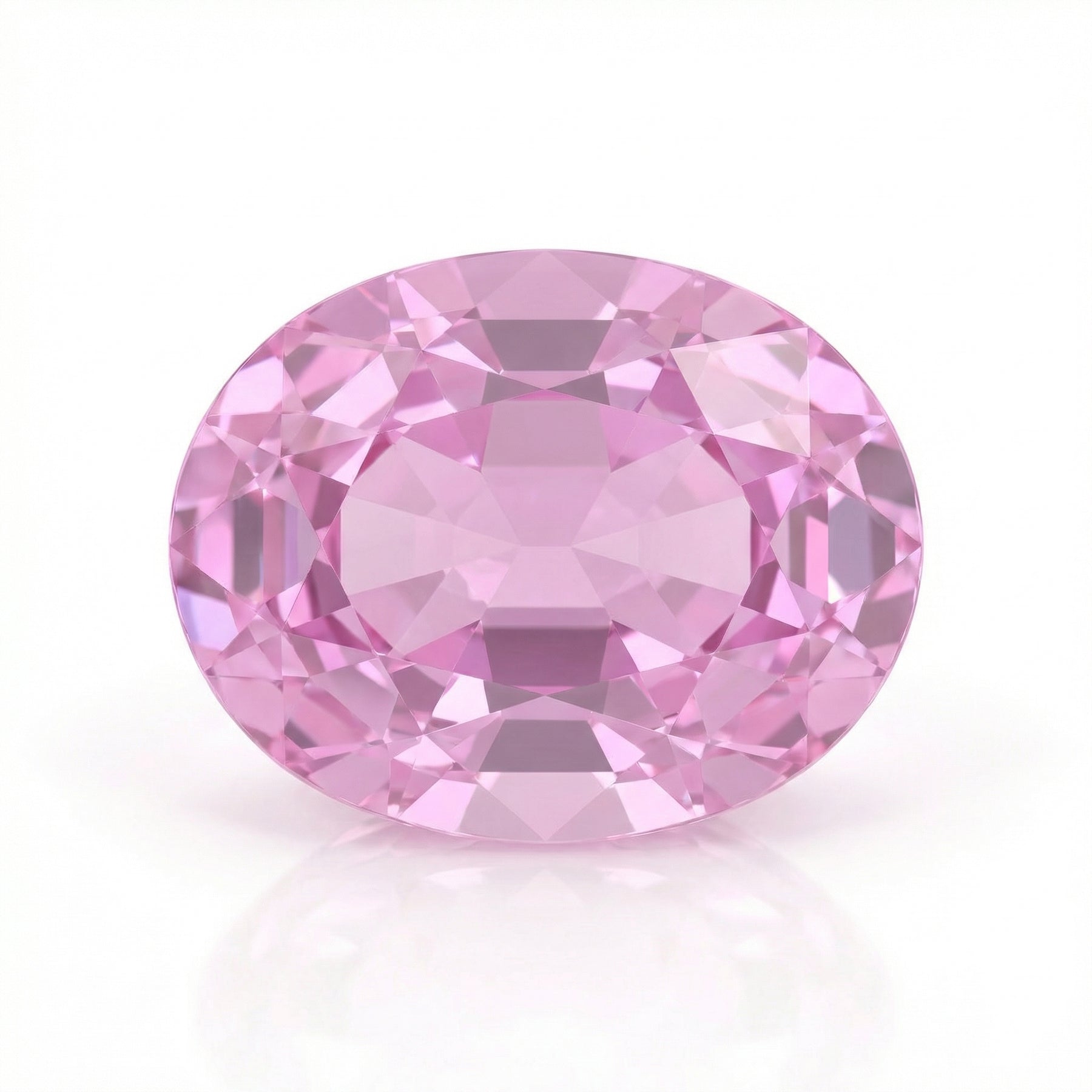 IGI Certified Laboratory Grown Pink Sapphire | 3.66 Carat Oval Cut | Elegant Everyday Luxury-Saleh Sallom