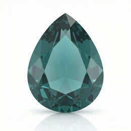 IGI Certified Laboratory Grown Green Spinel | 3.41 Carat Pear Cut | Elegant Unique Gemstone-Saleh Sallom
