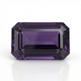 IGI Certified Laboratory Grown Color Change Sapphire | 10.58 Carat Emerald Cut | Rare Luxury Statement Gemstone-Saleh Sallom