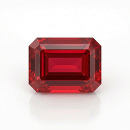 IGI Certified Laboratory Grown Ruby | 13.13 Carat Emerald Cut | Ultra Luxury Statement Gemstone-Saleh Sallom