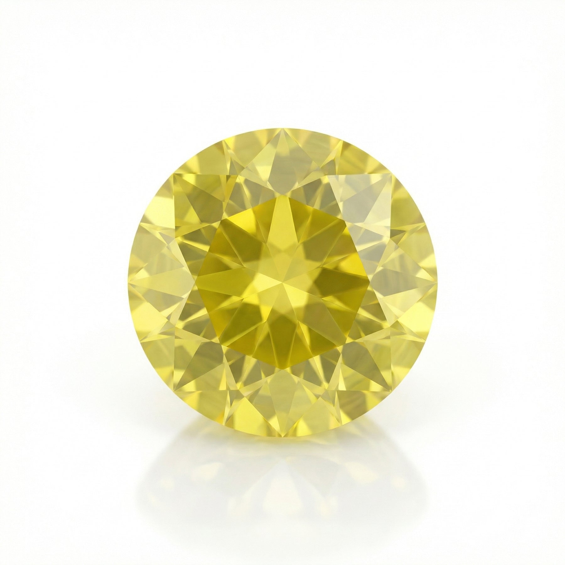 IGI Certified Laboratory Grown Yellow Sapphire | 9.16 Carat Round Brilliant Cut | Premium Luxury Gemstone-Saleh Sallom