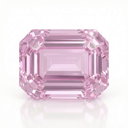 IGI Certified Laboratory Grown Pink Sapphire | 3.00 Carat Emerald Cut | Elegant Minimal Luxury Gemstone-Saleh Sallom