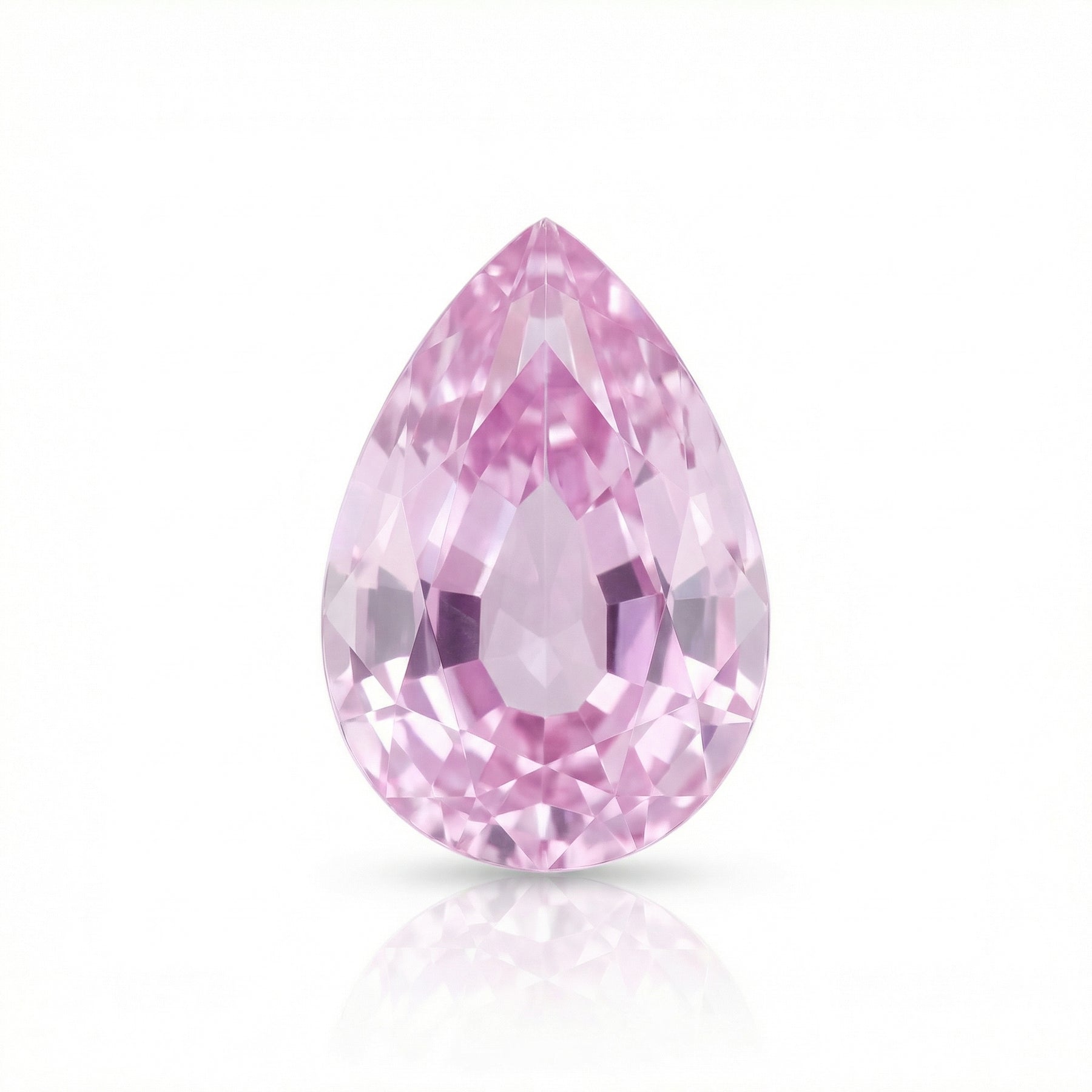 IGI Certified Laboratory Grown Pink Sapphire | 4.66 Carat Pear Cut | Romantic Luxury Gemstone-Saleh Sallom