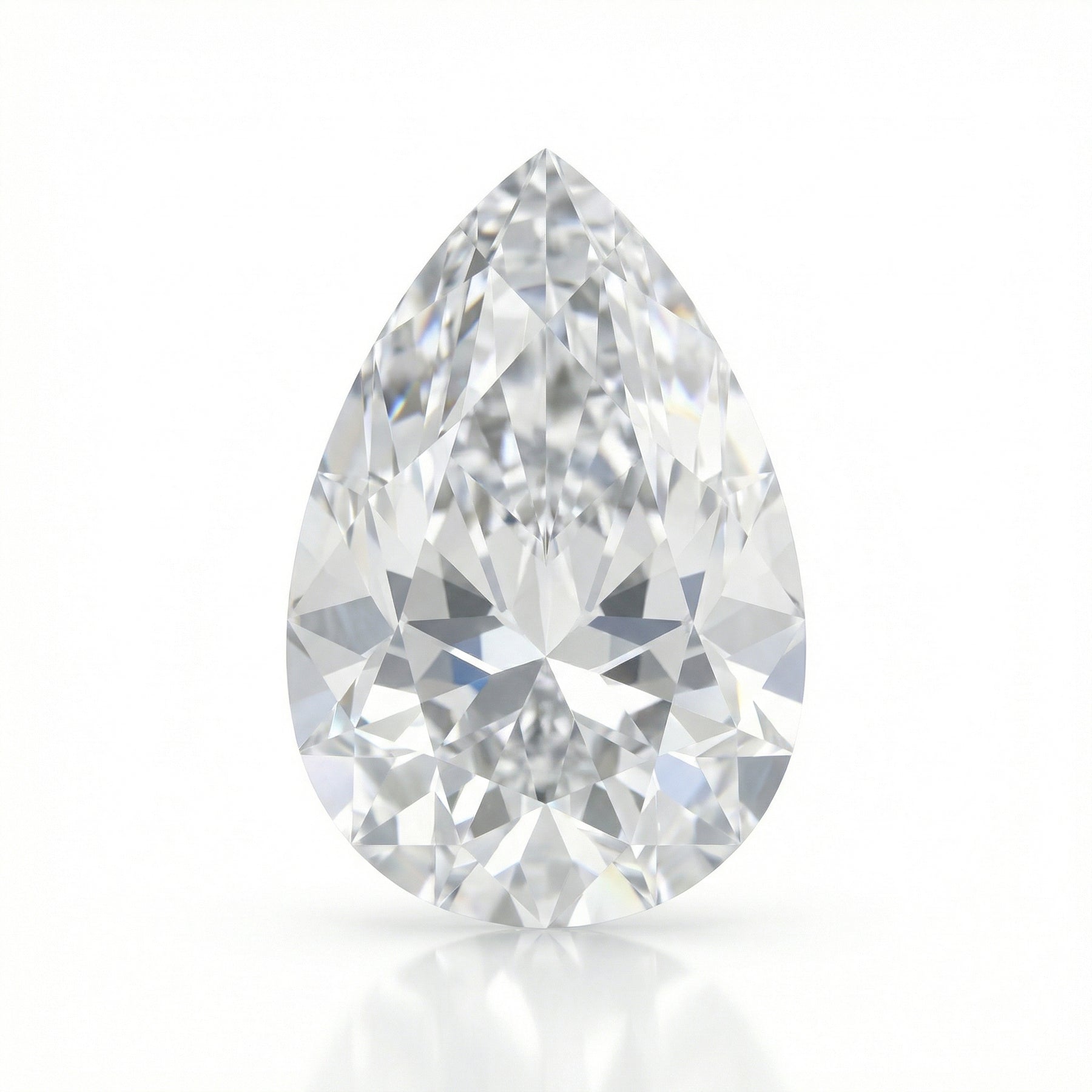 IGI Certified Laboratory Grown Colorless Sapphire | 5.36 Carat Pear Cut | Diamond Alternative Luxury Gemstone-Saleh Sallom