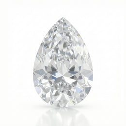 IGI Certified Laboratory Grown Colorless Sapphire | 5.36 Carat Pear Cut | Diamond Alternative Luxury Gemstone-Saleh Sallom