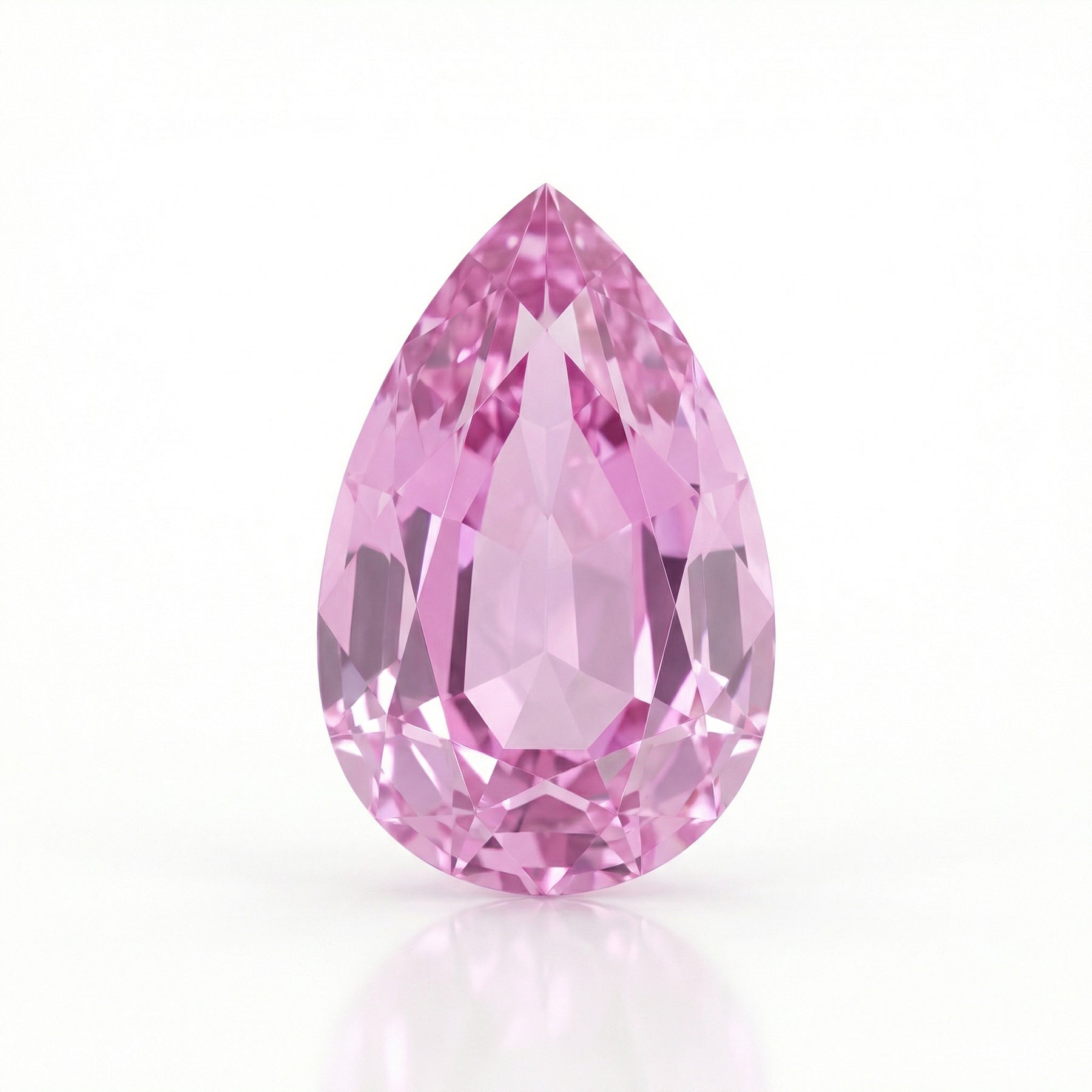 IGI Certified Laboratory Grown Pink Sapphire | 5.76 Carat Pear Cut | Elegant Luxury Gemstone-Saleh Sallom