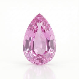 IGI Certified Laboratory Grown Pink Sapphire | 5.76 Carat Pear Cut | Elegant Luxury Gemstone-Saleh Sallom