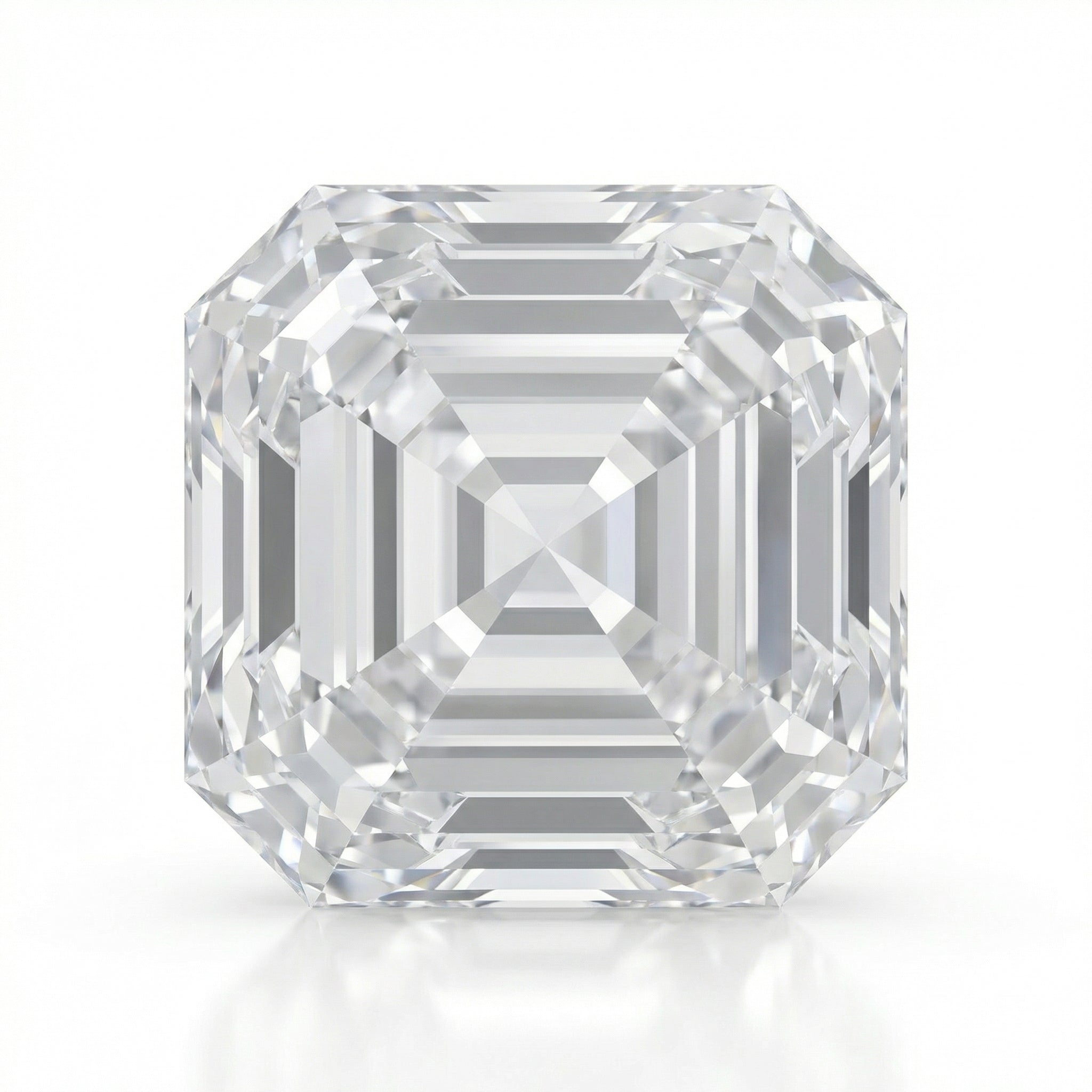 IGI Certified Laboratory Grown Colorless Sapphire | 16.42 Carat Square Emerald Cut | Luxury Statement-Saleh Sallom Main image